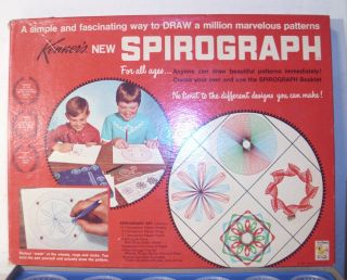 KENNER ' S SPIROGRAPH DRAWING SET BOXED 1960s 3