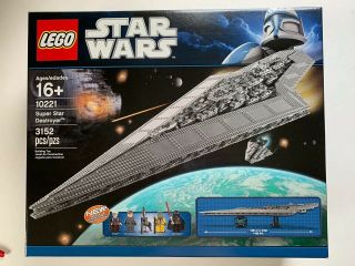 Flawless Lego Star Destroyer 10221 Star Wars Retired