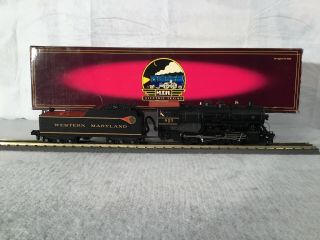 Mth Premier 20 - 3166 - 1 Western Maryland 2 - 8 - 0 H - 9 Consolidation Steam Ps2 O