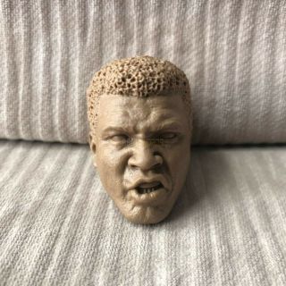 Blank Resin 1:6 Scale Head Sculpt The Greatest Muhammad Ali Angry Face Unpainted