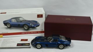 Cmc Ferrari 250 Gto Blue 1962 Model Car 1:18 - M - 152