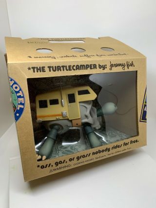 Jeremy Fish Turtlecamper - Upper Playground Strangeco - Rare Signed Edition