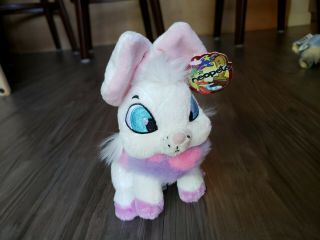 Rare 2006 Neopets Baby Cybunny Plushie Stuffed Animal Toy W/tags