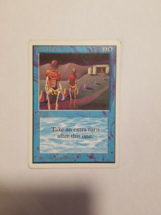 Magic The Gathering TIME WALK Unlimited light play MTG vintage rare power9 2