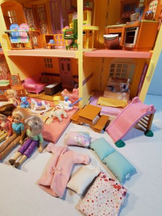 Fisher Price Loving Family Dollhouse TWIN TIME House 212,  dolls & accessories 6