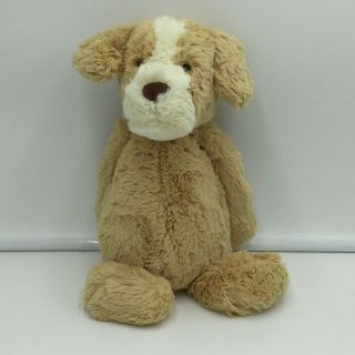 Jellycat Puppy Dog Beige Tan Cream Plush Soft Toy Stuffed Animal 12 "