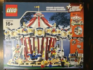Open Box Lego Grand Carousel 10196 100 Complete All 27 Bags