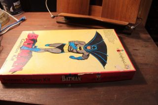 Vintage1976 Batman Cartoon Kit 401 Colorforms Toy Incomplete 3