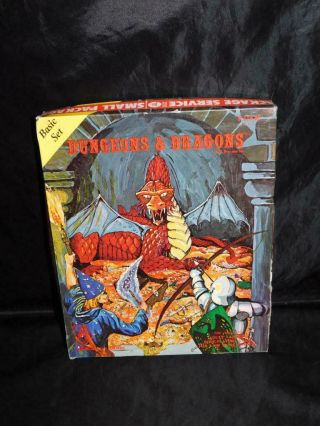 Dungeons & Dragons Basic Set Vintage Tsr F 115 - R Geomorphs Game Book Dice 1977