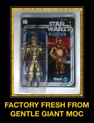 Moc Star Wars Gentle Giant 12 " See - Threepio C - 3po Jumbo Action Figure Kenner