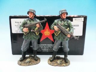King & Country Wwii German Forces Bunker Guards Wss315 1/30