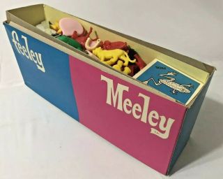 FEELEY MEELEY GAME VINTAGE 1967 MILTON BRADLEY VERY FINE SHAPE 100 COMPLETE 9