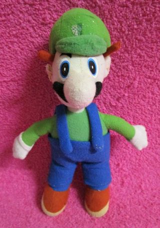 Kellytoy Mario Bros Luigi Plush Doll 9 "