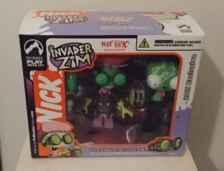 Germ Fighting Invader Zim Hot Topic Exclusive Figure 2005 Palisades Nick Htf Nm
