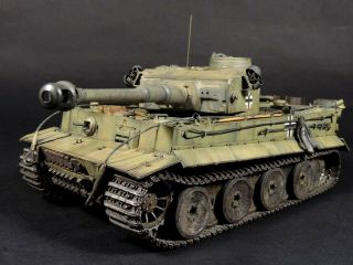 PRO - BUILT 1/35 Tiger I German Heavy tank finished model (IN - STOCK) 2