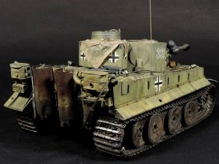 PRO - BUILT 1/35 Tiger I German Heavy tank finished model (IN - STOCK) 4