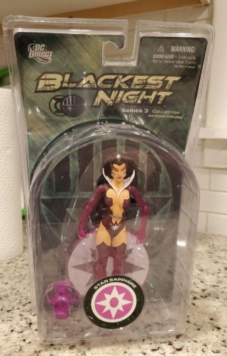Blackest Night Star Sapphire Figure In Package