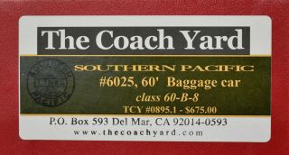 The Coach Yard 0895.  1 - Ho Brass - Sp 60 