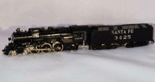 Goldrich Models N Scale Brass Pecos River Santa Fe 4 - 6 - 2 3400 Class 1054p
