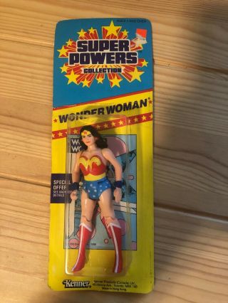 Rare Vintage 1986 Kenner Dc Powers Wonder Woman Canada Figure