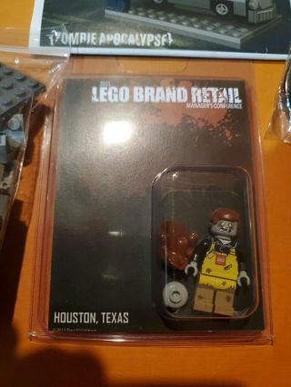 2015 HOUSTON LEGO MANAGER CONFERENCE ZOMBIE COMPLETE SET.  SET IS READY FOR AFA 2