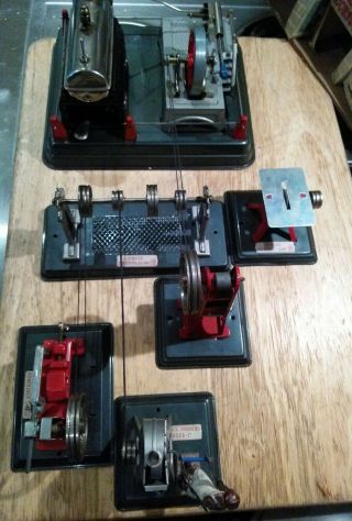 live steam engine boiler with 5 accessories and boxes 2