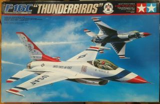Tamiya F - 16c Usaf " Thunderbirds " In 1/32 Scale