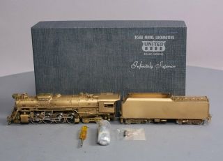 United Models Pfm Brass Ho Scale Chesapeake & Ohio 2 - 8 - 4 Berkshire Steam Locomot