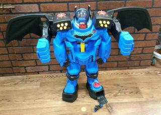 2017 Mattel Batbot Fgf37 Imaginext Dc Xtreme Robot Playset With Accessories