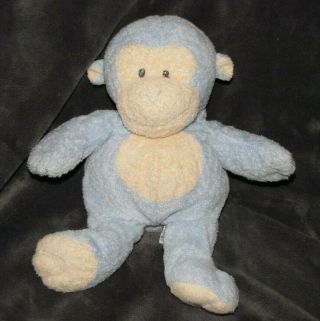 Ty Pluffies Blue Monkey Dangles Plush Lovey 2007