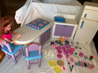 Little Tikes My Size Barbie Doll House - Kitchen,  Stove,  Sink,  Refrigerator,  More