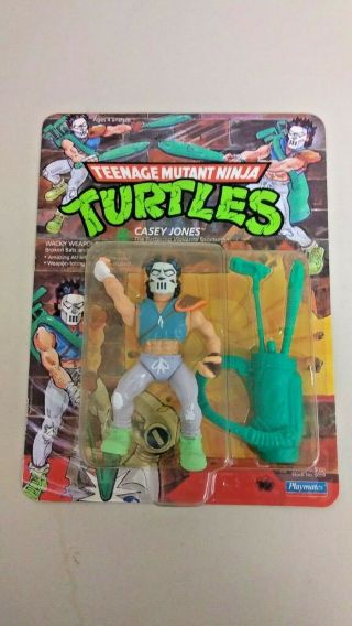 Wy0049 1989 Teenage Mutant Ninja Turtles Casey Jones Asst.  No.  5000 Stock