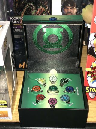 Dc Comics Salesone Blackest Night Green Lantern Power Ring Spectrum Set
