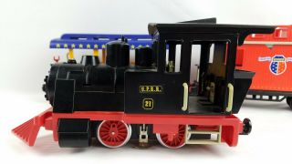 Playmobil G Scale Train UPRR Loco & Coach w/ Steaming Mary Caboose & Adapter 2