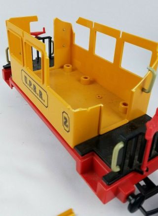 Playmobil G Scale Train UPRR Loco & Coach w/ Steaming Mary Caboose & Adapter 6