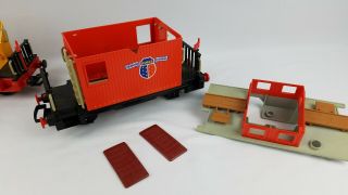 Playmobil G Scale Train UPRR Loco & Coach w/ Steaming Mary Caboose & Adapter 8
