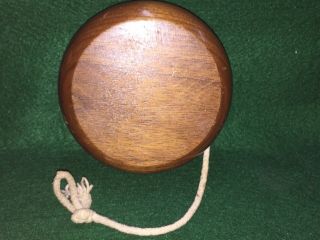 Vintage Large 3 3/4” Wooden Yoyo - Unbranded