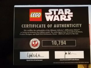 LEGO Star Wars Ultimate Collector ' s Millennium Falcon (10179) w/ certificate 5