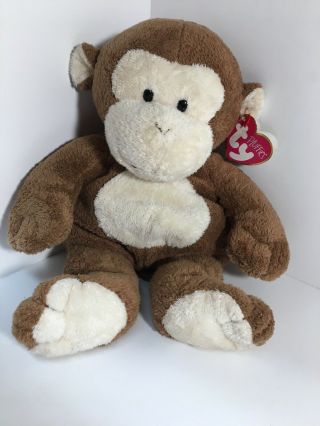 Ty Pluffies Dangles The Monkey Plush Beanbag 2007