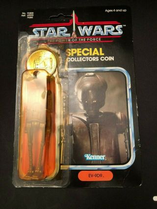 1984 Star Wars Power Of The Force Ev - 9d9 W/ Collectors Coin