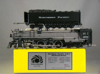 Sunset Models Brass 4 - 8 - 4 Northern Pacific A - 4 Steam Locomotive & Tender