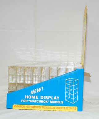 MATCHBOX 36 HOME PLASTIC INTERLOCKING DISPLAY WALL CASES,  ORG DISPLAY BOX DD234 4