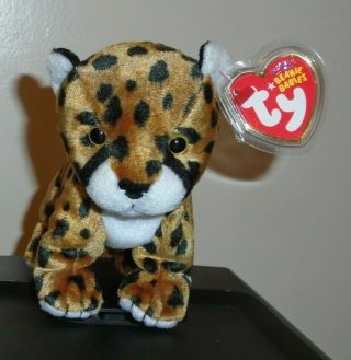 Ty Beanie Baby Chessie The Cheetah (6 Inch) Mwmt