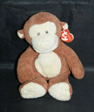 Ty Pluffies Dangles The Monkey Plush Beanbag 2007 Tags 10 "