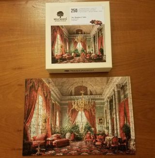 Wentworth 250 Piece Wooden Jigsaw Puzzle,  The " Raspberry " Salon,  Complete Whimsy