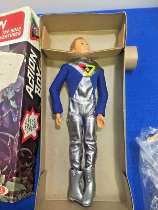 Ideal Captain Action Action Boy Space Suit Figure Accessories Box 3