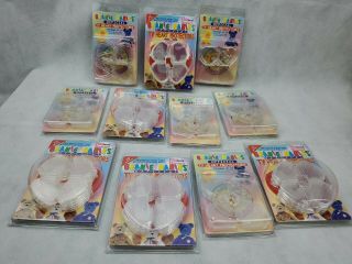 Ty Beanie Baby Heart Tag Protectors Official Authentic 11 Packs 10 Per Pk