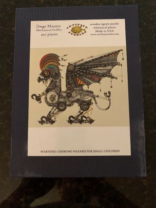 Artifact Puzzles Diego Mazzeo Mechanical Griffin Wooden Jigsaw