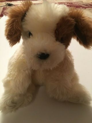 Pillow Pet Ty Patches Brown White Puppy Dog 17” Plush Stuffed Animal Toy 1995 3