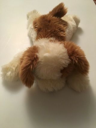 Pillow Pet Ty Patches Brown White Puppy Dog 17” Plush Stuffed Animal Toy 1995 4